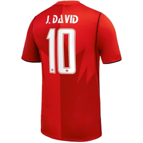 Maglia Canada J. David 10 Gara Home Mondiali 2026