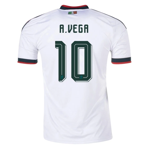 Maglia Messico A. Vega 10 Gara Away Mondiali 2026 Maglia Messico A. Vega 10 Gara Away Mondiali 2026