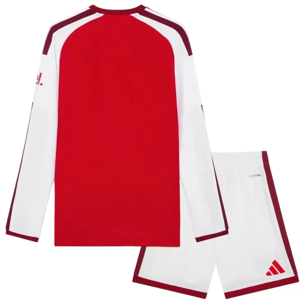 Maglia Arsenal Bambino Gara Home 2026/27 Maniche Lunghe