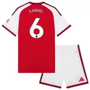 Maglia Arsenal Gabriel 6 Bambino Gara Home 2026/27