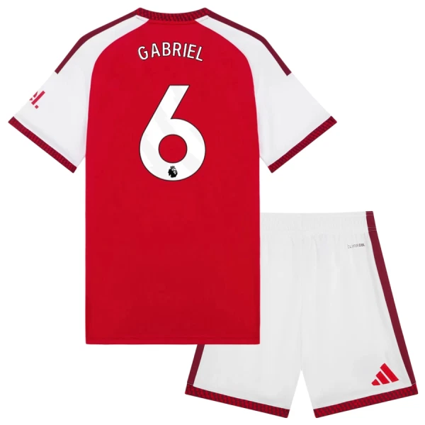 Maglia Arsenal Gabriel 6 Bambino Gara Home 2026/27