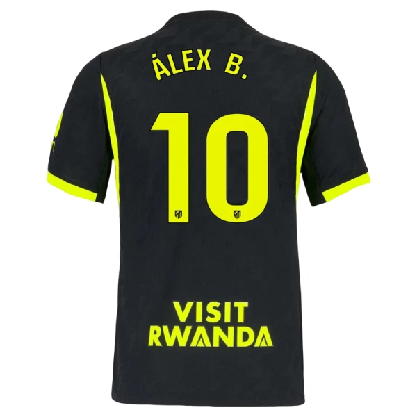 Maglia Atlético Madrid Alex B. 10 Gara Away 2026/27 Maglia Atlético Madrid Alex B. 10 Gara Away 2026/27