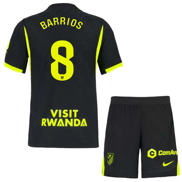 Maglia Atlético Madrid Barrios 8 Bambino Gara Away 2026/27 Maglia Atlético Madrid Barrios 8 Bambino Gara Away 2026/27