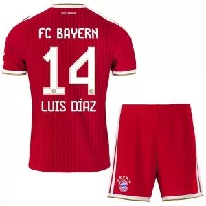 Maglia FC Bayern Monaco Luis Díaz 14 Bambino Gara Home 2026/27