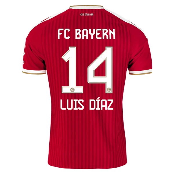 Maglia FC Bayern Monaco Luis Díaz 14 Gara Home 2026/27 Maglia FC Bayern Monaco Luis Díaz 14 Gara Home 2026/27
