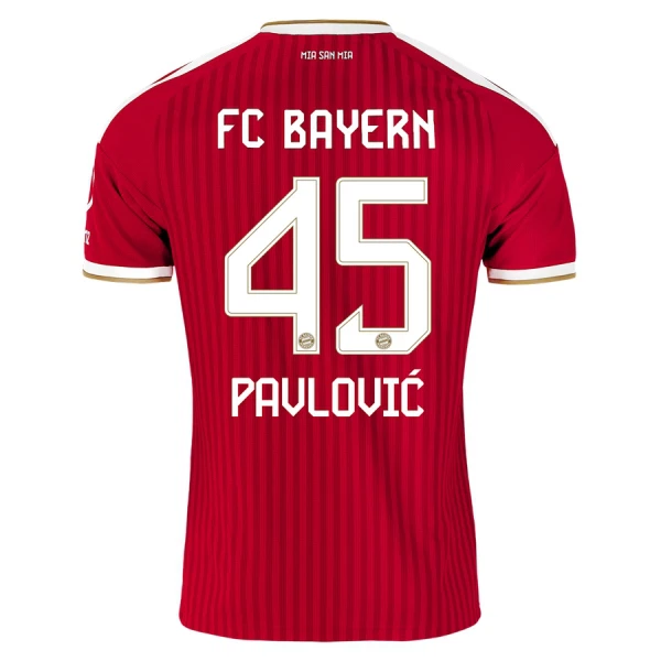 Maglia FC Bayern Monaco Pavlovic 45 Gara Home 2026/27 Maglia FC Bayern Monaco Pavlovic 45 Gara Home 2026/27