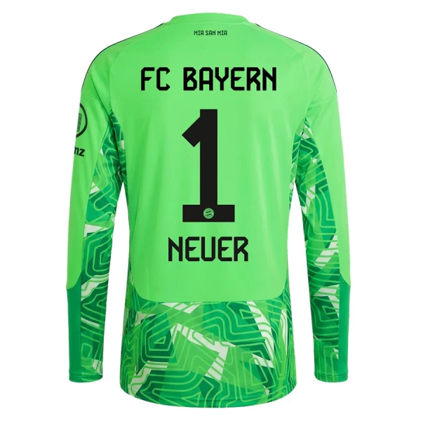 Maglia Portiere FC Bayern Monaco Manuel Neuer 1 Gara Home 2026/27 Maniche Lunghe Maglia Portiere FC Bayern Monaco Manuel Neuer 1 Gara Home 2026/27 Maniche Lunghe