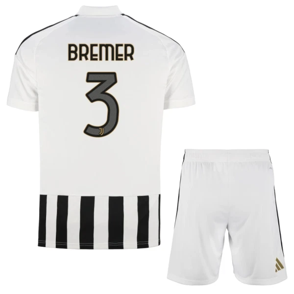 Maglia Juventus Bremer 3 Bambino Gara Home 2026/27 Maglia Juventus Bremer 3 Bambino Gara Home 2026/27