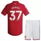 Maglia Manchester United Kobbie Mainoo 37 Bambino Gara Home 2026/27 Maglia Manchester United Kobbie Mainoo 37 Bambino Gara Home 2026/27