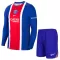 Maglia Paris Saint-Germain Bambino Gara Home 2026/27 Maniche Lunghe
