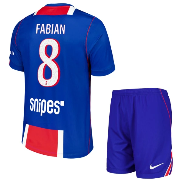 Maglia Paris Saint-Germain Fabian Ruiz 8 Bambino Gara Home 2026/27 Maglia Paris Saint-Germain Fabian Ruiz 8 Bambino Gara Home 2026/27