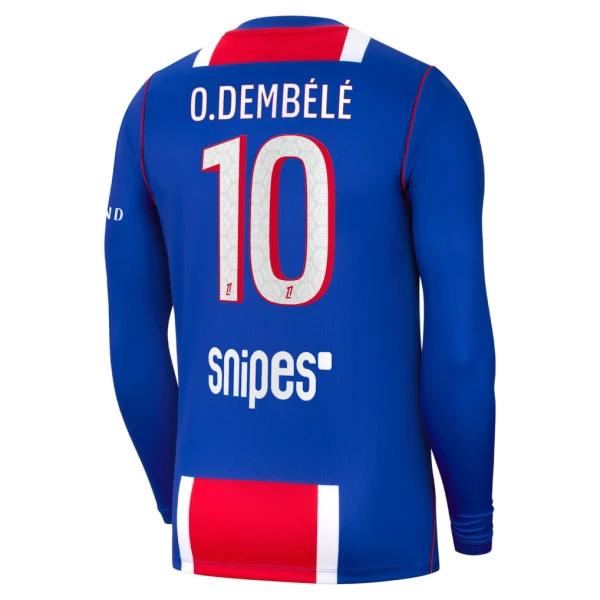 Maglia Paris Saint-Germain Ousmane Dembélé 10 Gara Home 2026/27 Maniche Lunghe