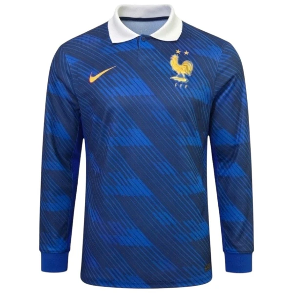 Maglia Francia Gara Home Mondiali 2026 Maniche Lunghe Maglia Francia Gara Home Mondiali 2026 Maniche Lunghe