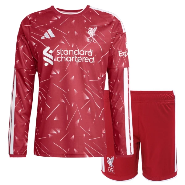 Maglia Liverpool Bambino Gara Home 2026/27 Maniche Lunghe