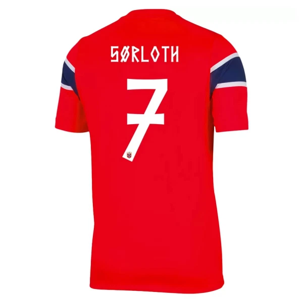 Maglia Norvegia Sorloth 7 Gara Home Mondiali 2026 Maglia Norvegia Sorloth 7 Gara Home Mondiali 2026