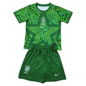Maglia Portiere Brasile Bambino Gara Home Mondiali 2026 Verde