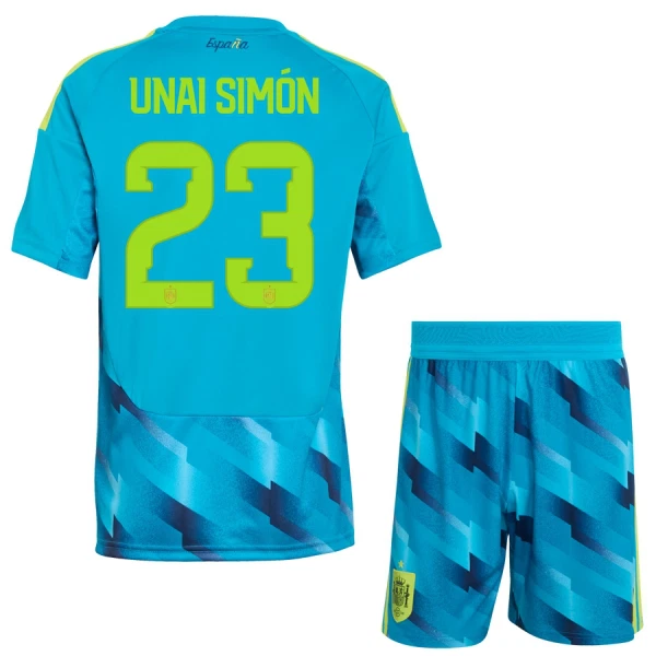Maglia Portiere Spagna Unai Simon 23 Bambino Mondiali 2026 Maglia Portiere Spagna Unai Simon 23 Bambino Mondiali 2026