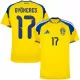 Maglia Svezia Gyokeres 17 Gara Home Mondiali 2026 Maglia Svezia Gyokeres 17 Gara Home Mondiali 2026