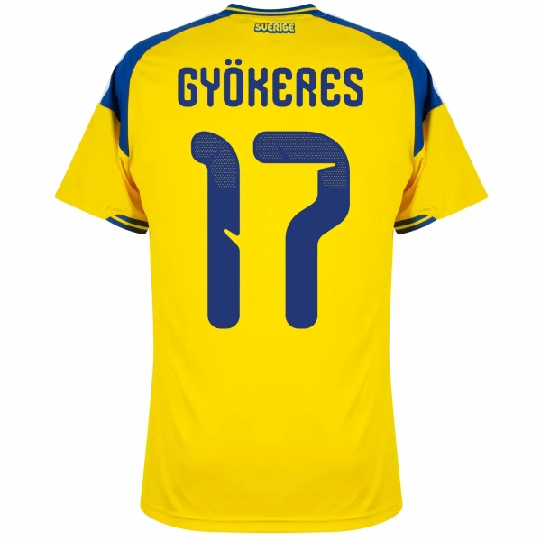 Maglia Svezia Gyokeres 17 Gara Home Mondiali 2026