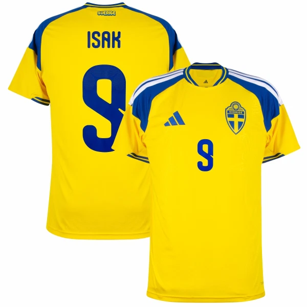 Maglia Svezia Isak 9 Gara Home Mondiali 2026