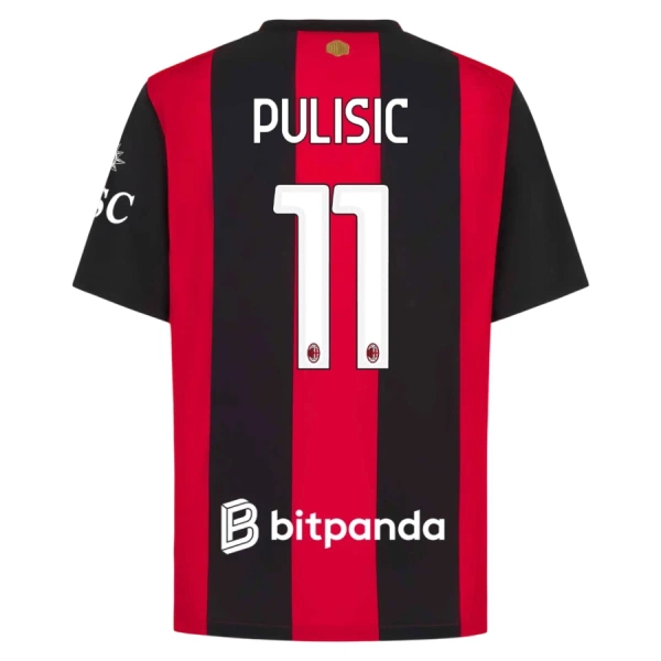 Maglia AC Milan Christian Pulišić 11 Gara Home 2026/27 Maglia AC Milan Christian Pulišić 11 Gara Home 2026/27