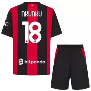 Maglia AC Milan Christopher Nkunku 18 Bambino Gara Home 2026/27