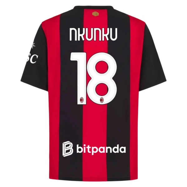 Maglia AC Milan Christopher Nkunku 18 Gara Home 2026/27 Maglia AC Milan Christopher Nkunku 18 Gara Home 2026/27