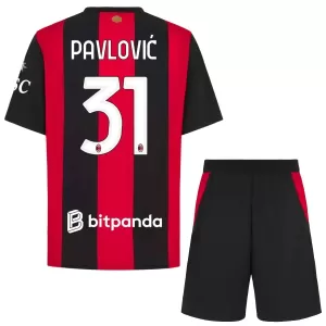 Maglia AC Milan Pavlovic 31 Bambino Gara Home 2026/27