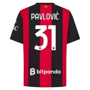 Maglia AC Milan Pavlovic 31 Gara Home 2026/27