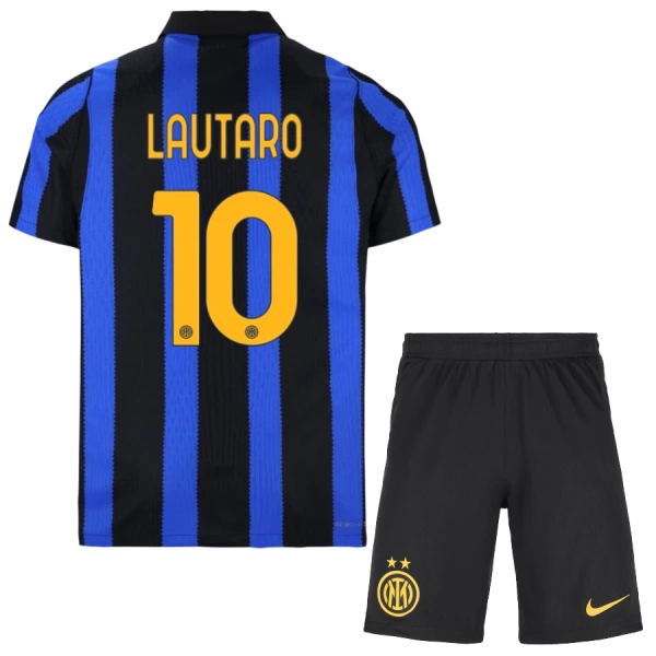 Maglia Internazionale Lautaro Martínez 10 Bambino Gara Home 2026/27 Maglia Internazionale Lautaro Martínez 10 Bambino Gara Home 2026/27