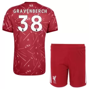 Maglia Liverpool Gravenberch 38 Bambino Gara Home 2026/27