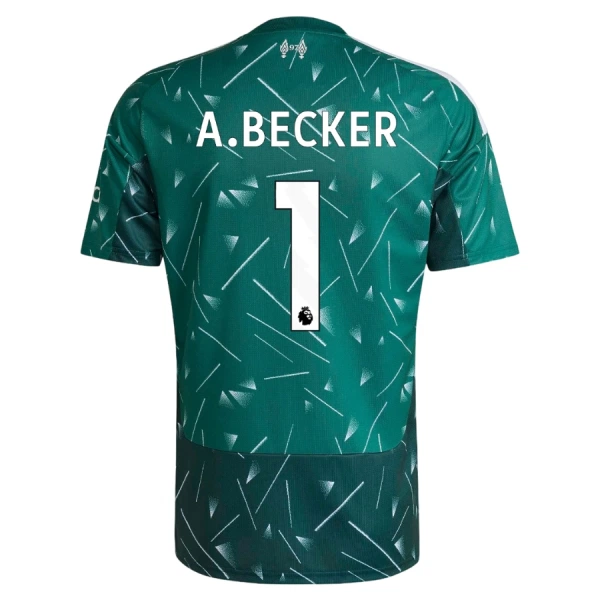 Maglia Portiere Liverpool Alisson Becker 1 Bambino Gara Home 2026/27 Verde