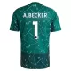 Maglia Portiere Liverpool Alisson Becker 1 Bambino Gara Home 2026/27 Verde