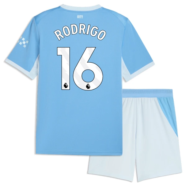 Maglia Manchester City Rodrigo Hernández 16 Bambino Gara Home 2026/27 Maglia Manchester City Rodrigo Hernández 16 Bambino Gara Home 2026/27