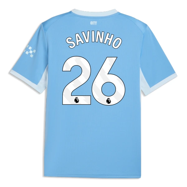 Maglia Manchester City Savinho 26 Gara Home 2026/27 Maglia Manchester City Savinho 26 Gara Home 2026/27
