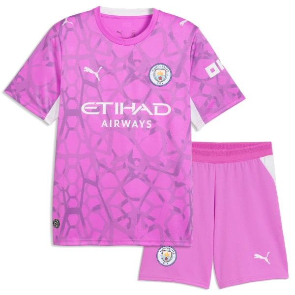 Maglia Portiere Manchester City Bambino Gara Away 2026/27 Rosa Maglia Portiere Manchester City Bambino Gara Away 2026/27 Rosa