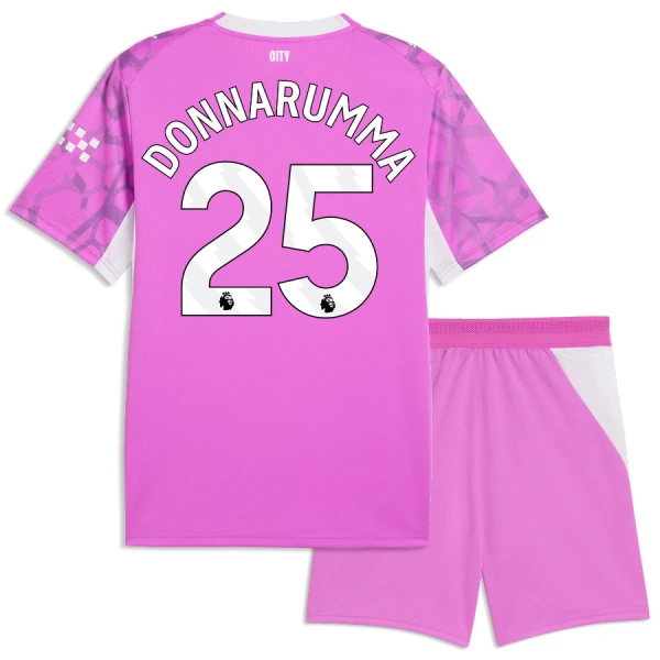 Maglia Portiere Manchester City Gianluigi Donnarumma 25 Bambino Gara Away 2026/27 Rosa Maglia Portiere Manchester City Gianluigi Donnarumma 25 Bambino Gara Away 2026/27 Rosa