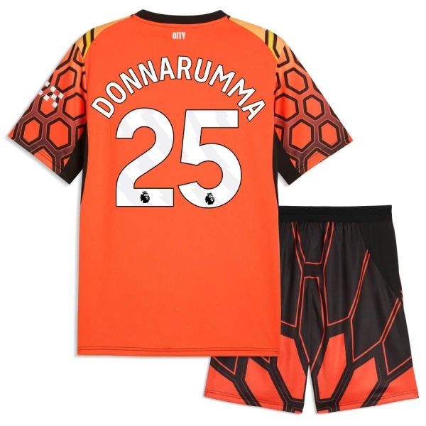 Maglia Portiere Manchester City Gianluigi Donnarumma 25 Bambino Gara Third 2026/27 Arancia Maglia Portiere Manchester City Gianluigi Donnarumma 25 Bambino Gara Third 2026/27 Arancia