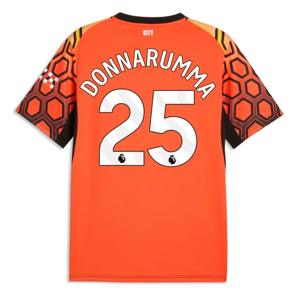 Maglia Portiere Manchester City Gianluigi Donnarumma 25 Gara Third 2026/27 Arancia Maglia Portiere Manchester City Gianluigi Donnarumma 25 Gara Third 2026/27 Arancia