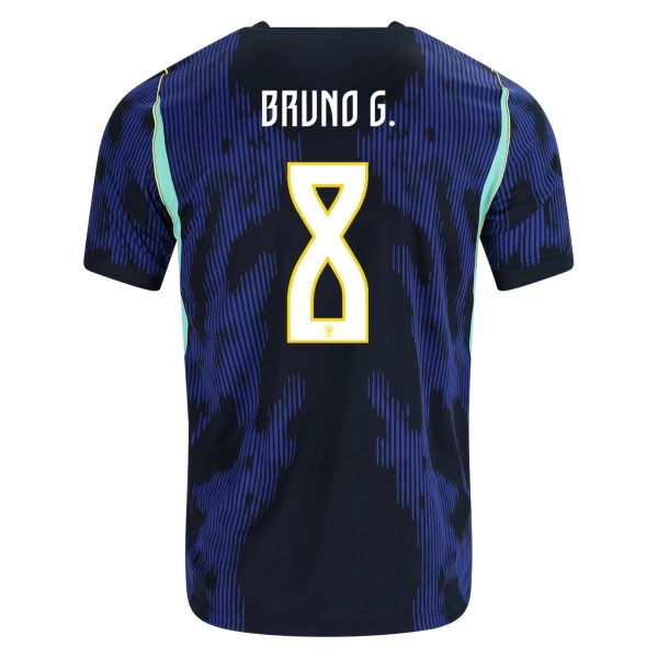 Maglia Brasile Bruno Guimaraes 8 Gara Away Mondiali 2026 Maglia Brasile Bruno Guimaraes 8 Gara Away Mondiali 2026
