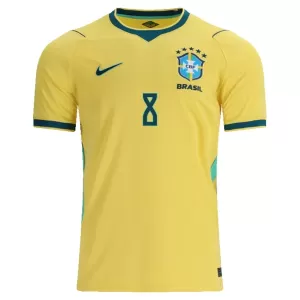 Maglia Brasile Bruno Guimaraes 8 Gara Home Mondiali 2026