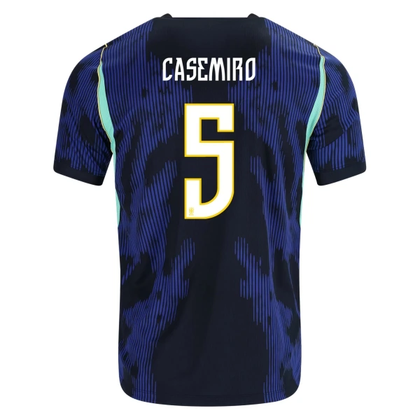 Maglia Brasile Casemiro 5 Gara Away Mondiali 2026