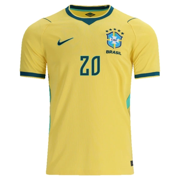 Maglia Brasile Estevao 20 Gara Home Mondiali 2026