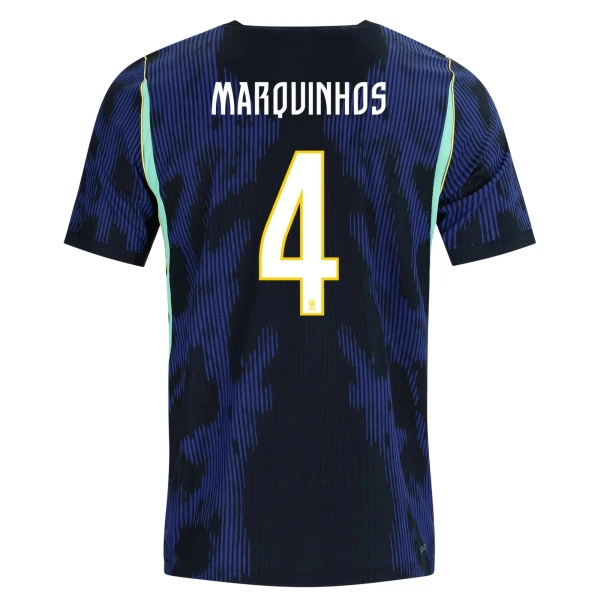 Maglia Brasile Marquinhos 4 Gara Away Mondiali 2026