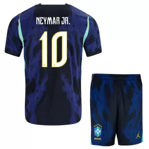 Maglia Brasile Neymar JR 10 Bambino Gara Away Mondiali 2026