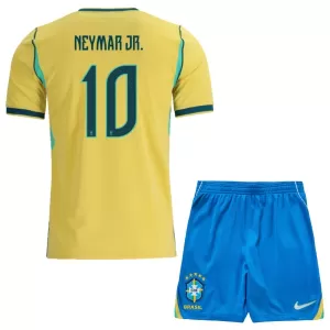 Maglia Brasile Neymar JR 10 Bambino Gara Home Mondiali 2026