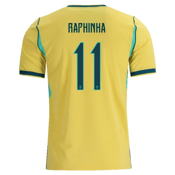 Maglia Brasile Raphinha 11 Gara Home Mondiali 2026 Maglia Brasile Raphinha 11 Gara Home Mondiali 2026