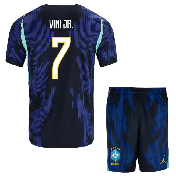 Maglia Brasile Vinicius Junior 7 Bambino Gara Away Mondiali 2026 Maglia Brasile Vinicius Junior 7 Bambino Gara Away Mondiali 2026