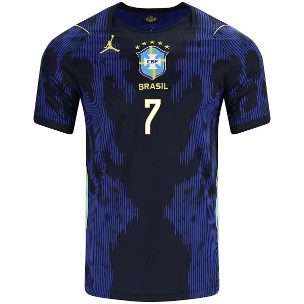 Maglia Brasile Vinicius Junior 7 Bambino Gara Away Mondiali 2026