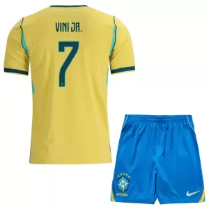 Maglia Brasile Vinicius Junior 7 Bambino Gara Home Mondiali 2026